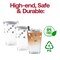 Clear with Silver Dots Round Disposable Plastic Tumblers - 12 oz. (240 Cups)